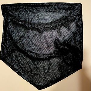 NWOT SHEIN Black Night Tube Top Size XS